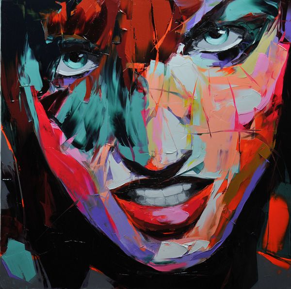 Francoise Nielly Portrait Palette Painting Expression Face106